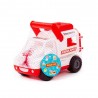 Ambulanta jucarie, grip pentru manipulare usoara, 24x14x18 cm