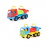 Camion fara pedale, bena basculabila, 6 roti, maner frontal si spatar, 71x26x32 cm