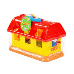 Casuta educativa, My first farm, forme animale, 28x15x18 cm