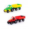 Tractor cu remorca, Hardy, 44x13x14 cm, 8 roti