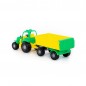 Tractor cu remorca, Hardy, 44x13x14 cm, 8 roti Tractor cu remorca, Hardy, 44x13x14 cm, 8 roti