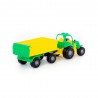 Tractor cu remorca, Hardy, 44x13x14 cm, 8 roti