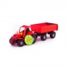 Tractor cu remorca, Hardy, 44x13x14 cm, 8 roti