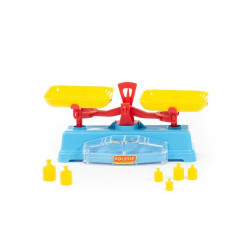 Cantar jucarie cu greutati, joc supermarket, 28x13x12 cm