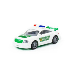 Masina de politie cu frictiune, girofar, 26x11x10cm