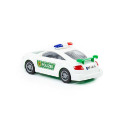 Masina de politie cu frictiune, girofar, 26x11x10cm