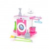 Set masina de spalat cu accesorii, 66x61x46 cm, material plastic, 3 ani+