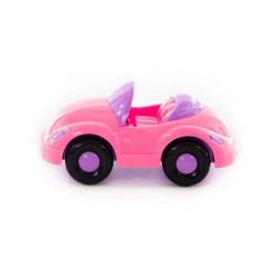 Masina decapotabila jucarie, roz, 25x13x12 cm