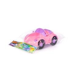 Masina decapotabila jucarie, roz, 25x13x12 cm