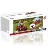 Tractor de teren cu pedale, volan si claxon, rosu, 53x83x45 cm