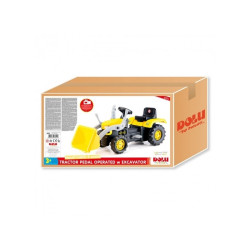 Tractor excavator cu pedale, 53x113x45cm, cupa frontala detasabila