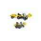 Tractor excavator, cu pedale si remorca, volan mobil, 183x54x45 cm Tractor excavator, cu pedale si remorca, volan mobil, 183x54x45 cm