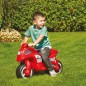 Motocicleta fara pedale, roti late confectionate din material tare, 50x71x27 cm, rosu