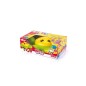 Testoasa pe roti, jucarie educativa cu forme geomatrice, 13x39x25 cm