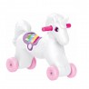 Unicorn balansoar cu rotile, 50x34x70 cm, manere sustinere, varsta 3+