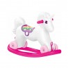 Unicorn balansoar cu rotile, 50x34x70 cm, manere sustinere, varsta 3+