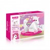 Unicorn balansoar cu rotile, 50x34x70 cm, manere sustinere, varsta 3+