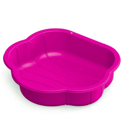 Cutie pentru nisip sau joaca cu apa, material plastic, roz, 20x88x78,5 cm