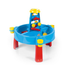 Masuta 3 in 1 cu activitati, multiple jocuri nisip si apa, 98x98x77 cm