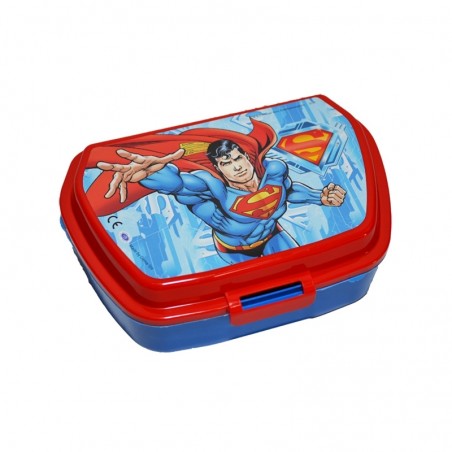 Cutie pentru sandwich, imprimeu Superman, 18x13,5x5,5 cm