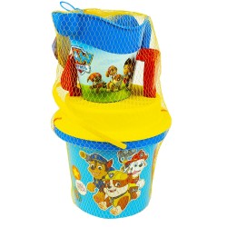 Set galetusa nisip, multiple accesorii pentru modelat, personaje Paw Patrol