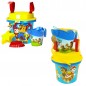 Set galetusa nisip, multiple accesorii pentru modelat, personaje Paw Patrol