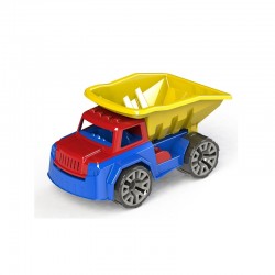 Camion de jucarie, material plastic, roti solide, 29x15x17 cm