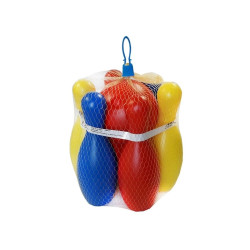 Popice si minge bowling, set 7 piese, 18x19 cm
