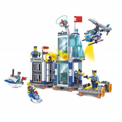 Set joc interactiv inchisoare, 78 blocuri de constructii, 2 figurine, My Police