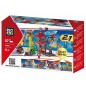 Joc constructii, 87 piese pompieri, masina, elicopter, platforma pompieri Joc constructii, 87 piese pompieri, masina, elicopter, platforma pompieri