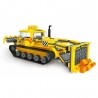 Joc constructie, buldozer, 250 blocuri plastic