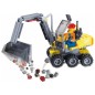 Set 196 piese construit, vehicule si muncitor constructii, My City Set 196 piese construit, vehicule si muncitor constructii, My City