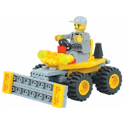 Set de construit 3 in 1, macara cu scripete mobil, 3:1, joc cu 51 piese
