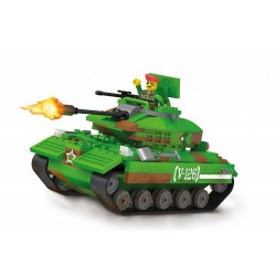 Set constructii, 253 piese armata, tanc si soldati, copii 6+