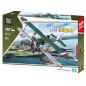 Jucarie de construit cu 402 piese, avion militar biplan, 6+