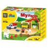 Set piese constructii copii 18 luni+, ferma cu 25 piese