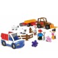 Set piese constructii copii 18 luni+, ferma cu 25 piese Set piese constructii copii 18 luni+, ferma cu 25 piese