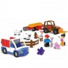 Set piese constructii copii 18 luni+, ferma cu 25 piese