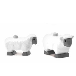Set piese constructii copii 18 luni+, ferma cu 25 piese