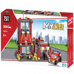 Blocki My Fire Brigade, Statie pompieri, 300 piese