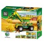 Blocuri de constructie, tractor cu incarcator, 1 figurina fermier, 136 piese Blocuri de constructie, tractor cu incarcator, 1 figurina fermier, 136 piese