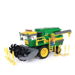 Blocuri de constructie, combina agricola, 1 figurina inclusa, varsta recomandata 6 ani +
