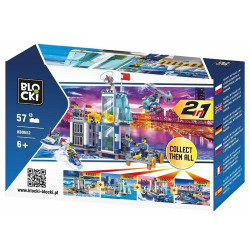 Set constructii Blocki My Police, Turn control Politia navala, 57 piese