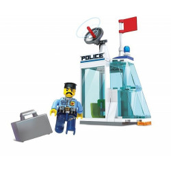 Set constructii Blocki My Police, Turn control Politia navala, 57 piese
