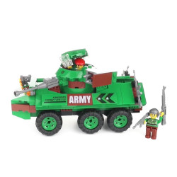 Joc interactiv, set constructie, model Tanc, 271 piese