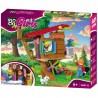 Set constructie Blocki, casa din copac, 140 blocuri pentru constructie, 6 ani+