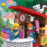 Set constructie Blocki, casa din copac, 140 blocuri pentru constructie, 6 ani+
