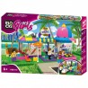 Set constructie Blocki, cafenea, 37,5 x 25,5 x 6 cm, 236 piese
