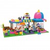 Set constructie Blocki, cafenea, 37,5 x 25,5 x 6 cm, 236 piese