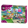 Set constructie Blocki, cafenea, 37,5 x 25,5 x 6 cm, 236 piese